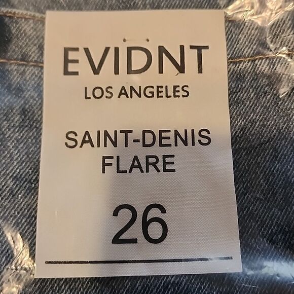 NWT Evidnt Los Angelas Saint Denis Flare Size 26 - Picture 4 of 4